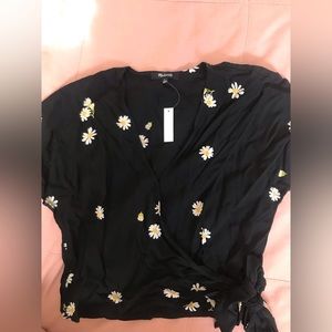 Madewell Daisy Wrap Top